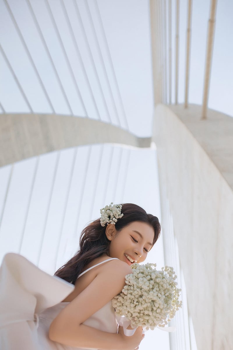 Bride in a Romantic Veil
